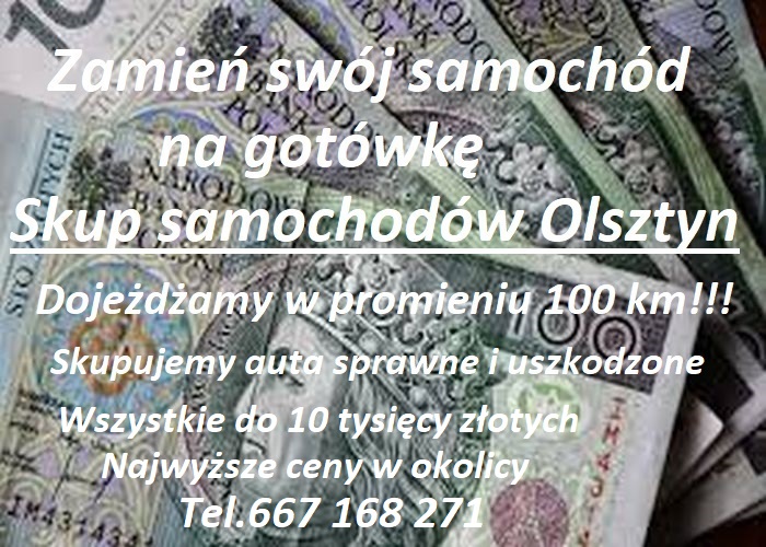 Skup samochodów Olsztyn